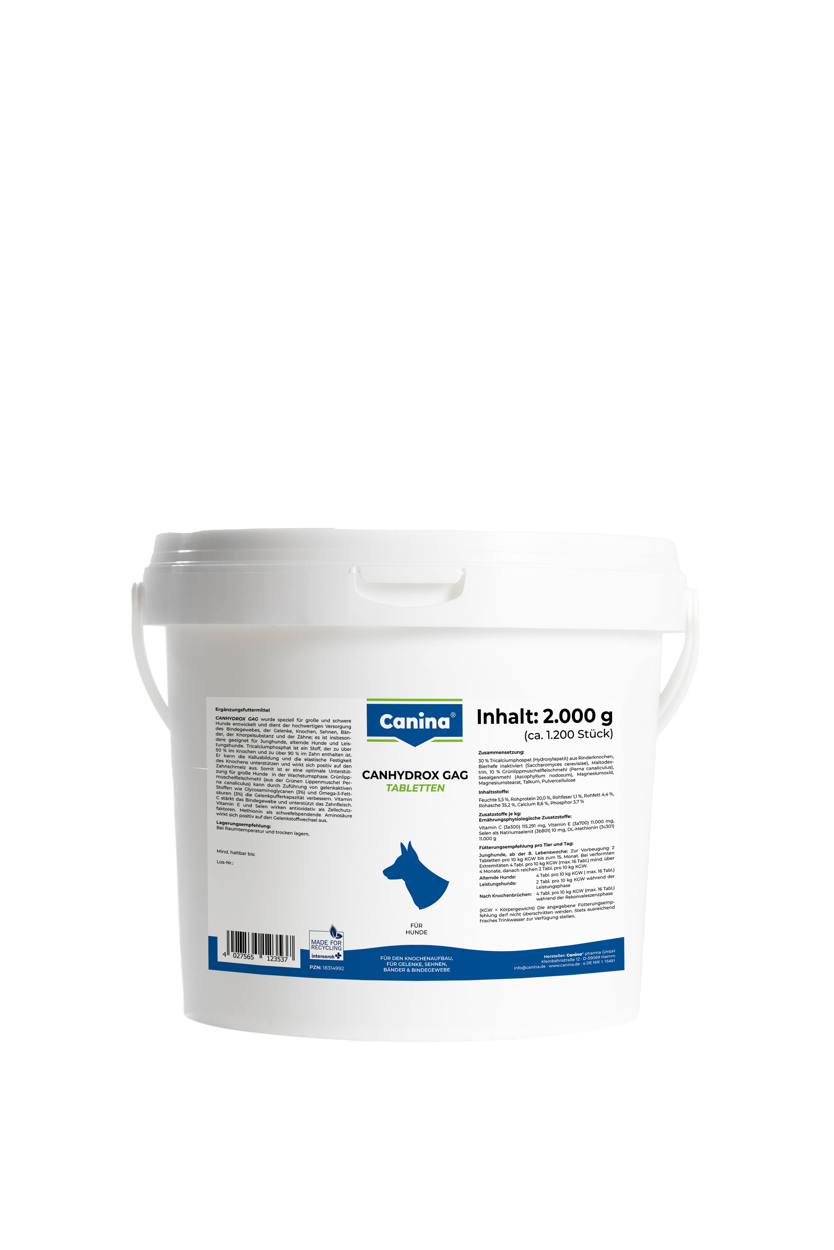 Витамины для собак Canina Canhydrox GAG Forte (1200таб)