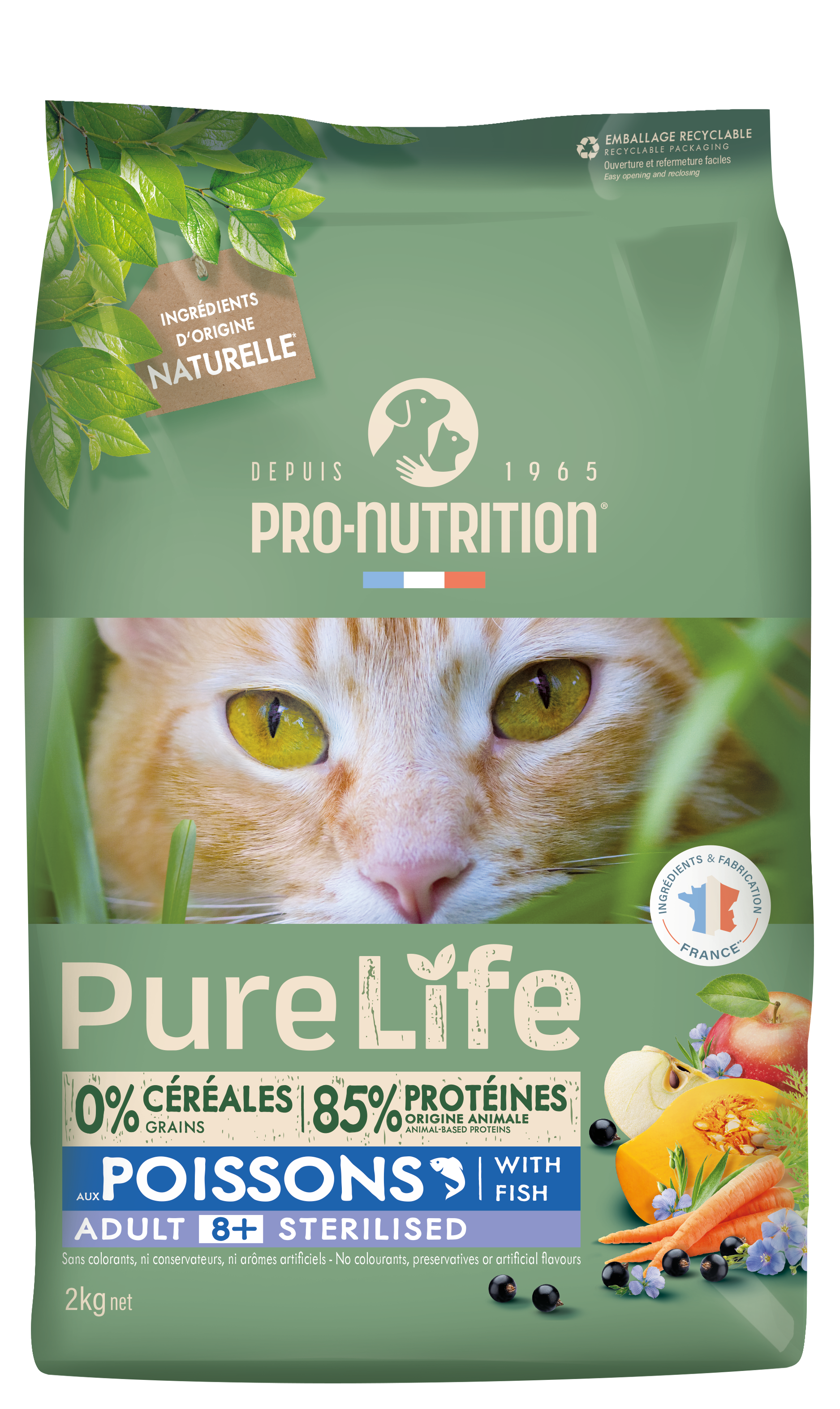 Pure Life Sterilized 8+ With Fish